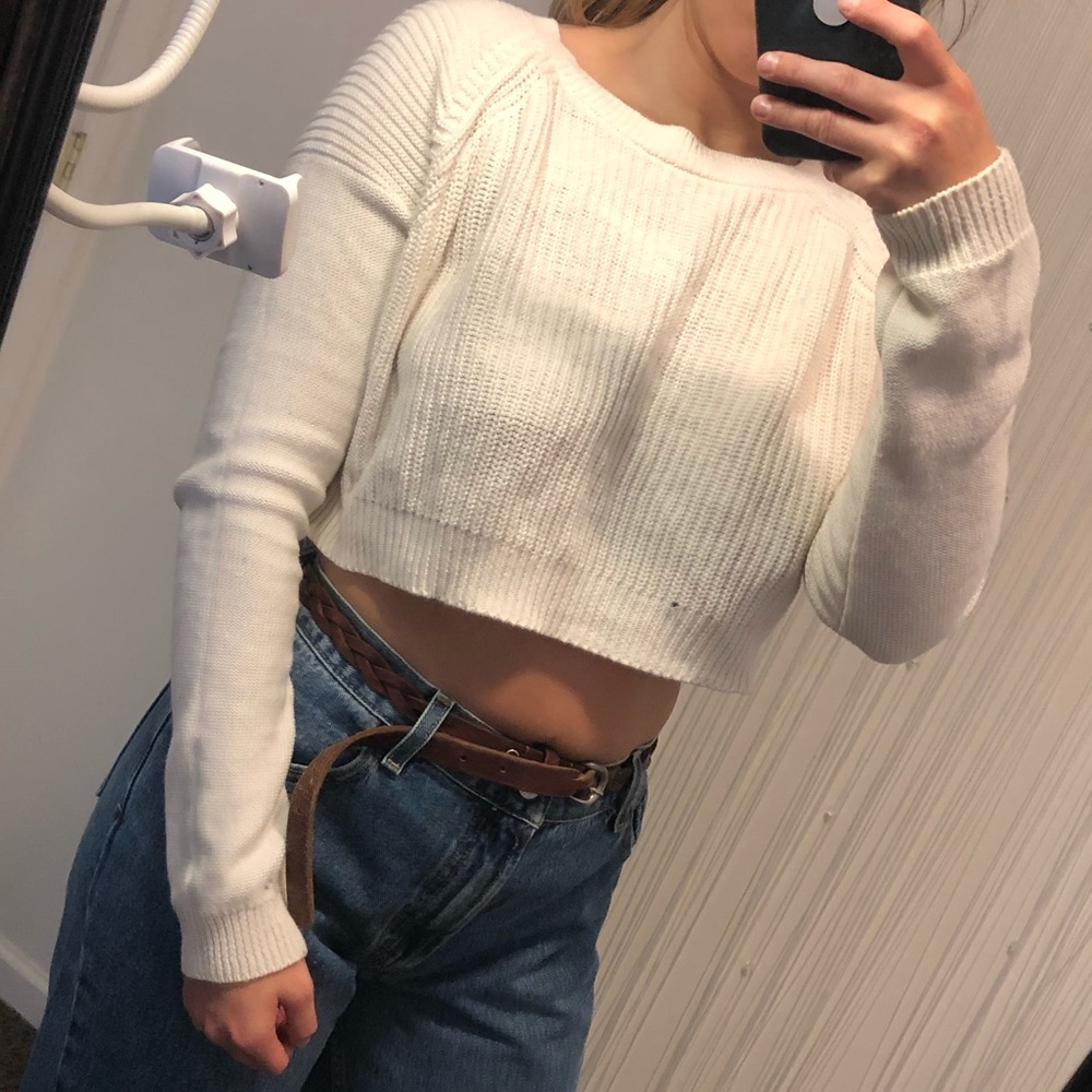 Cropped sweater